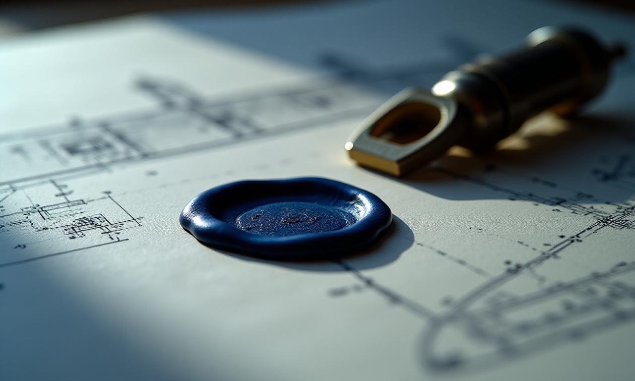 Sturdy foundation and legal protection concept